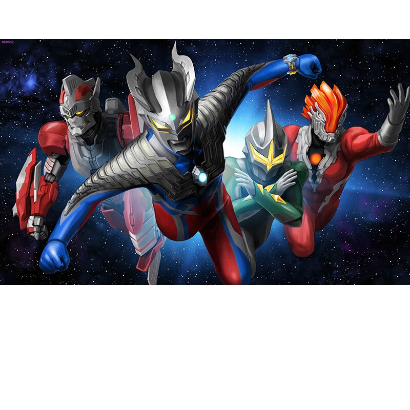 居梦坞奥特曼动漫海报周边 儿童房宿舍墙贴壁画 nb40752 50*30cm