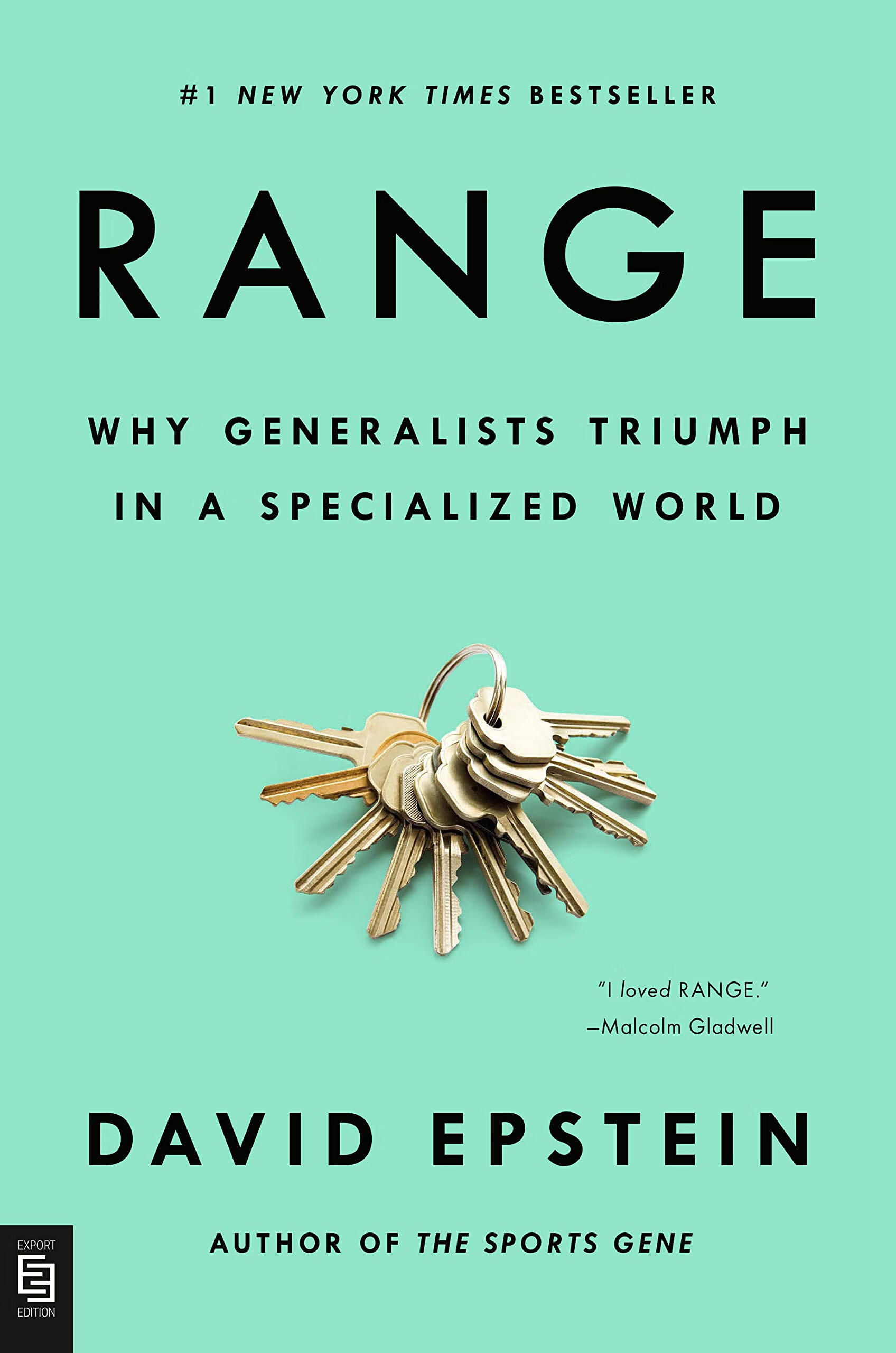 英文原版成长的边界 通才走向卓越之路 David Epstein 跨能制胜 Range