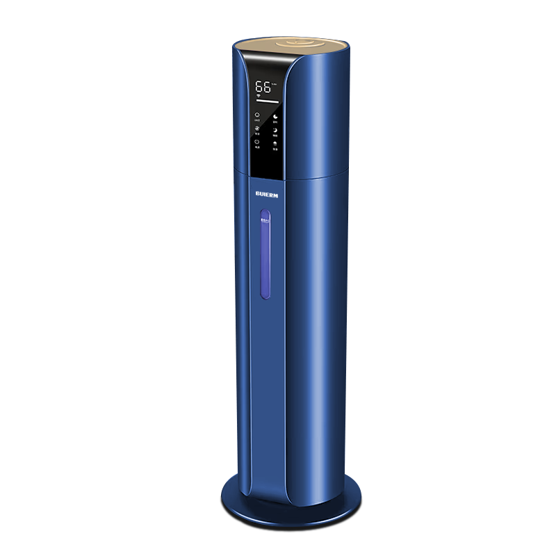 布尔玛（BUIERM）空气加湿器10L大容量大雾量卧室客厅家用大容量落地式加水大雾量空调增湿 智能负离子杀款