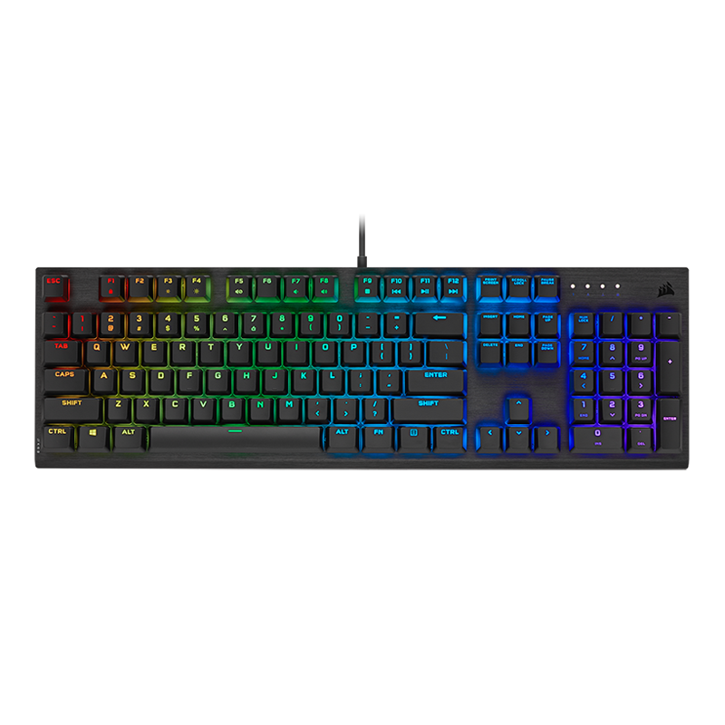 美商海盗船 (USCORSAIR) K60 RGB PRO 机械键盘 游戏键盘 有线键盘 RGB背光 CHERRY MV轴体 黑色 549元