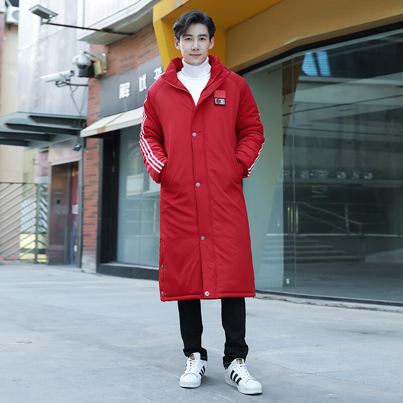 际华特训大衣游泳防寒冬季冬训长款过膝训练羽绒男加厚保暖大衣棉服