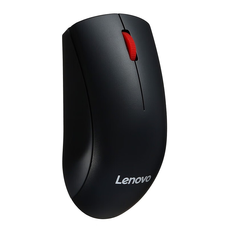 联想（Lenovo）办公鼠标M120Pro大红点台式机鼠标笔记本台式机鼠标 无线经典大红点