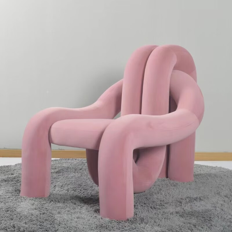 谷屿季北约简约个性异形椅仿生八爪鱼懒人躺椅客厅别墅设计师单人沙发