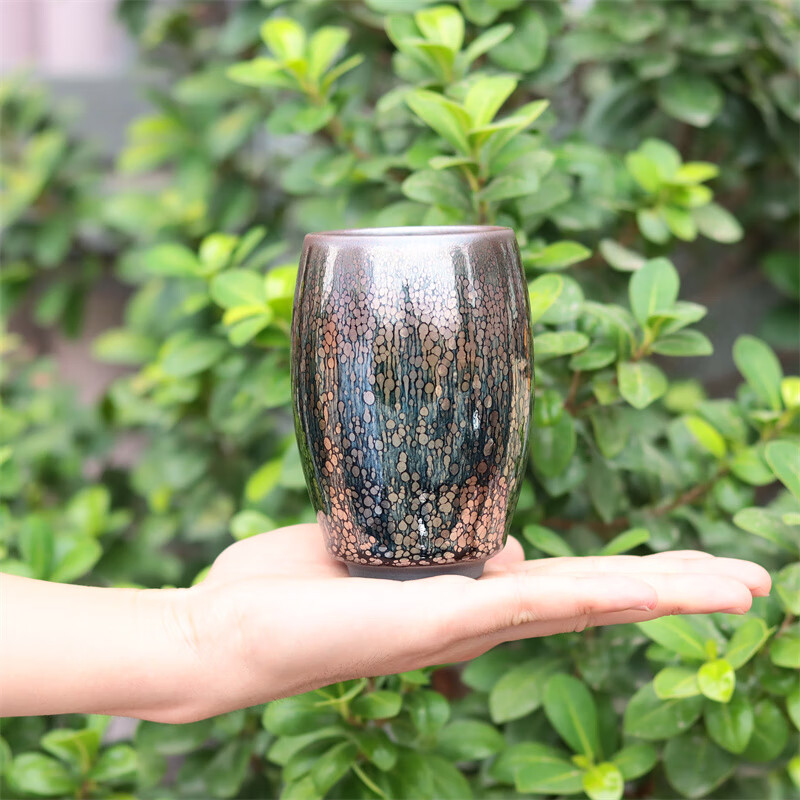 宋匠（songjiang） 建阳建盏茶杯主人杯手工陶瓷单杯茶碗个人专用大容量300毫升茶盏