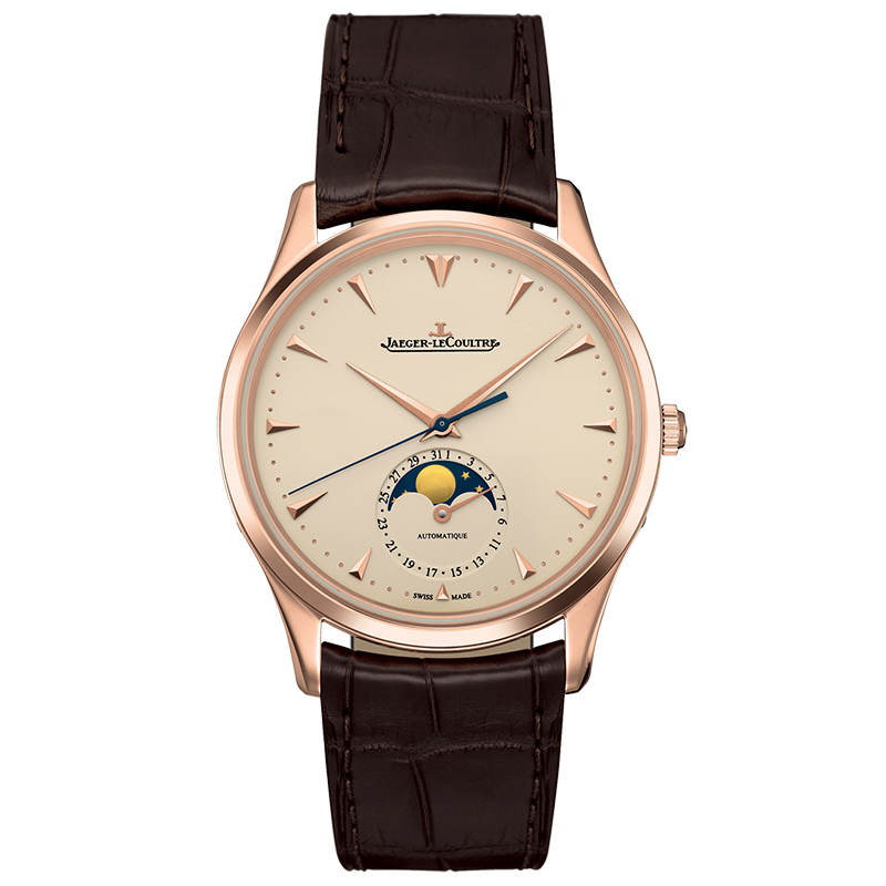 大师18k玫瑰金月相自动机械男表1362520二手手表男奢侈品腕表钟表