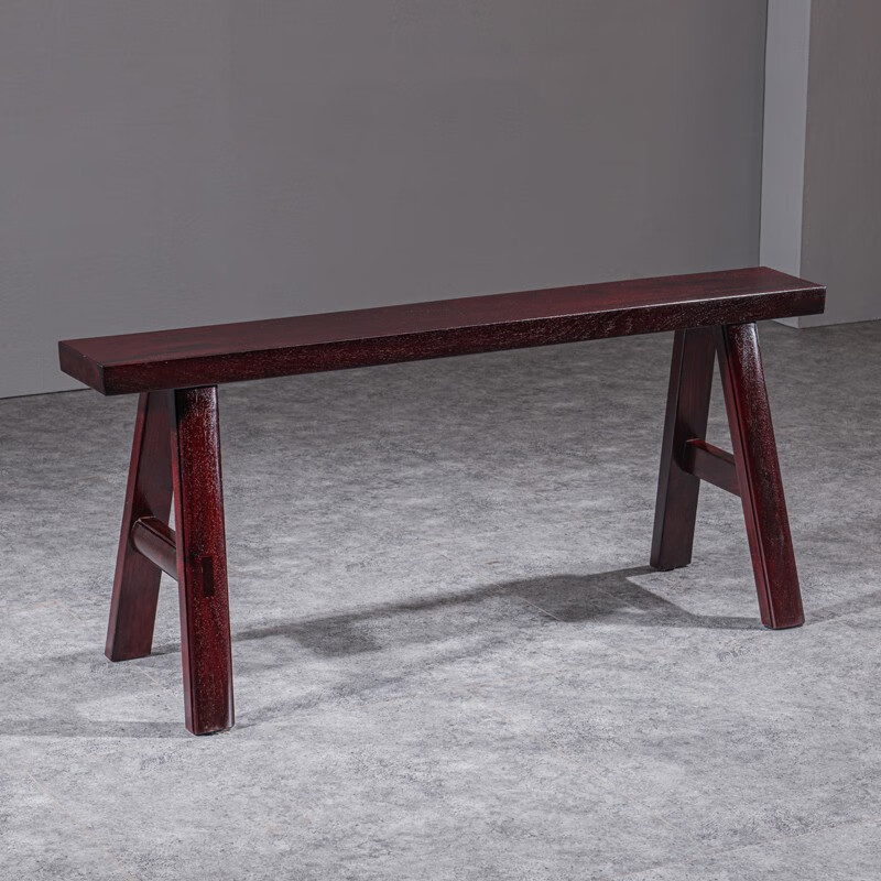 梨言血檀(学名:染料紫檀)长凳 中式实木长条凳休闲凳尺凳方凳餐凳八仙