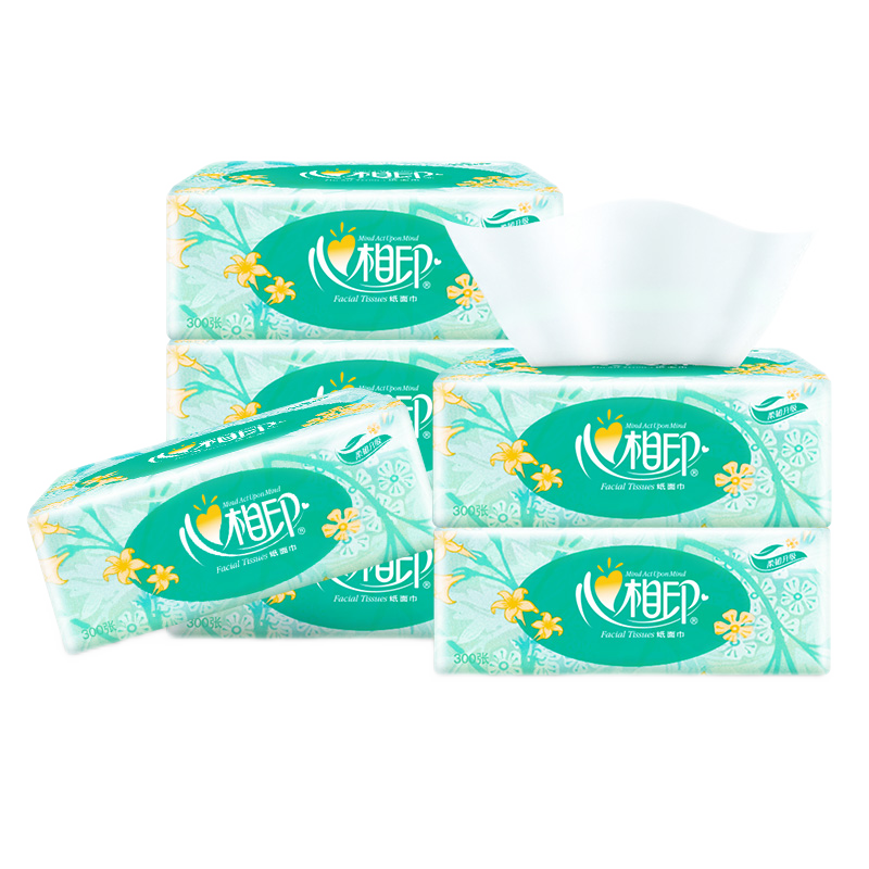 漫花纸巾2包抽纸整箱餐巾纸家用实惠装卫生纸巾面巾纸抽