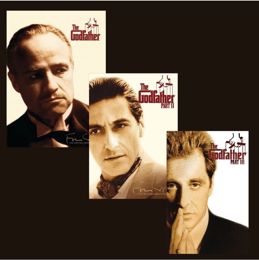 教父海报经典电影海报典藏阿尔帕西诺德尼罗海报 1三代教父 a4 海报