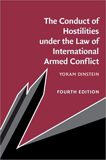 预订 the conduct of hostilities under the law of international