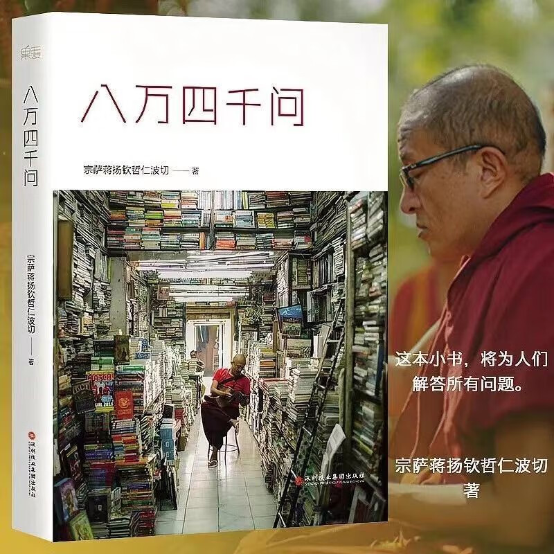 八万四千问宗萨蒋扬钦哲仁波切作品佛法能够解决问题宗教8万4千问西藏生死书金刚经书籍正版佛教书籍书 佛教书籍书
