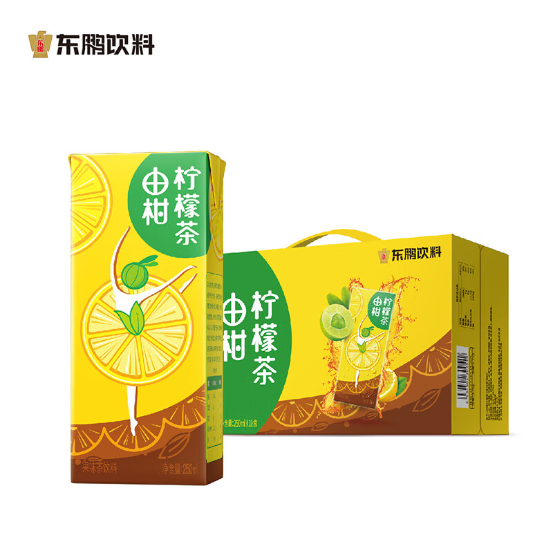 东鹏特饮(dongpeng)东鹏饮料由柑柠檬茶250ml*18盒整箱油柑果味搭配