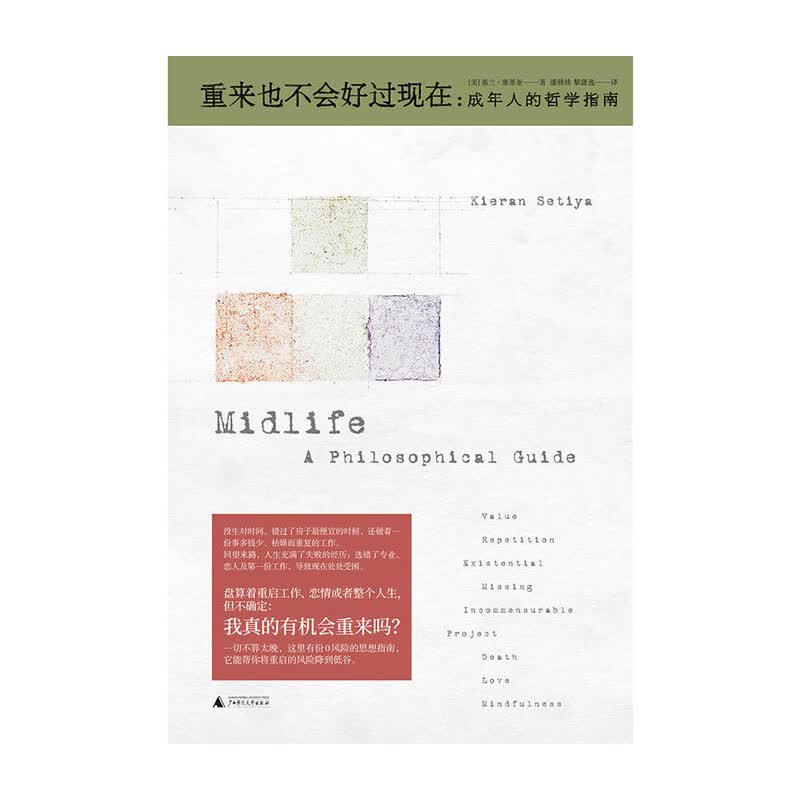 重来也不会好过现在:成年人的哲学指南 广西师范大学出版社基兰·塞蒂亚