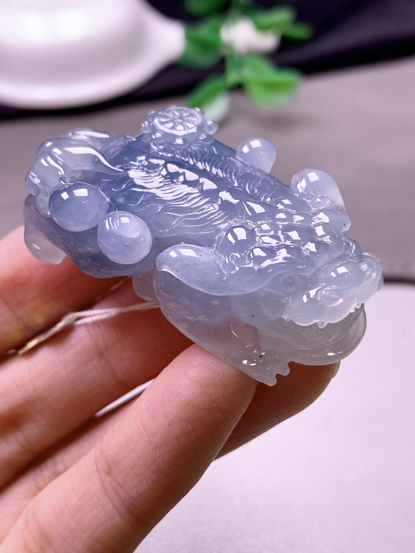 甄祥翡翠玉吊坠貔貅 天然玉石a货冰种老坑礼物原创新款证书0816