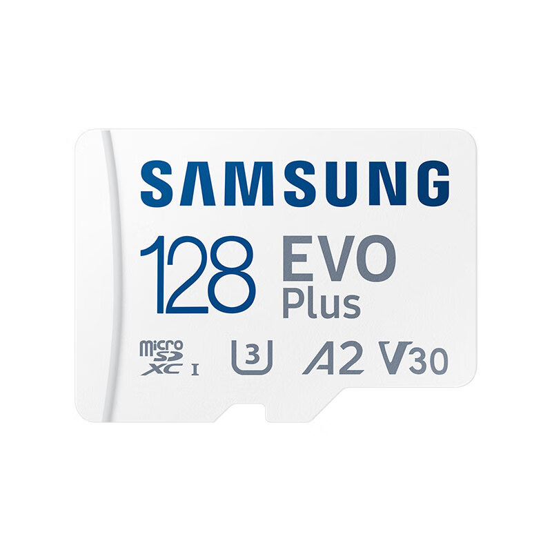 三星（SAMSUNG）128GB TF（MicroSD）存储卡EVO Plus U3 V30 A2读130MB/s高速游戏机平板内存卡