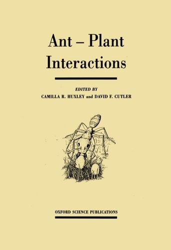【预订】ant-plant interactions