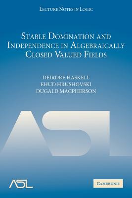 预订 stable domination and independence in algebraically closed