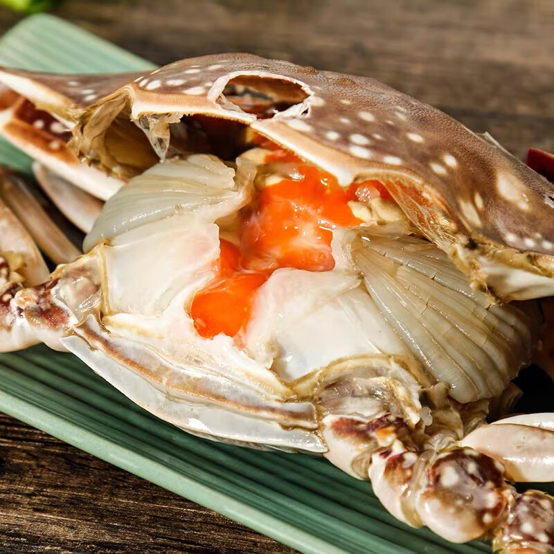 九河灌海 舟山红膏呛蟹 酱母蟹整只生腌螃蟹醉蟹即食炝蟹特产 3a膏3-4