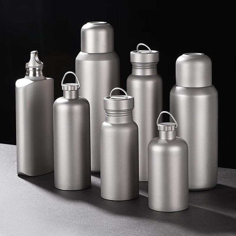 洛施芙(losefu)户外旅行纯钛保温杯钛合金水杯子大容量运动男防摔便携