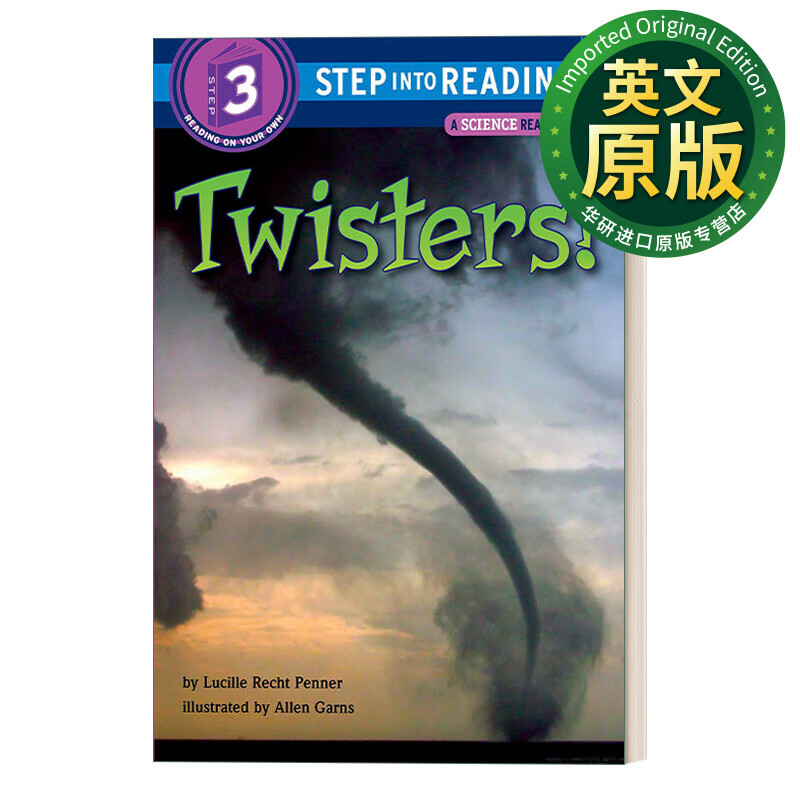 step into reading 3 - twisters 英文原版 龙卷风 英文版 进口英语