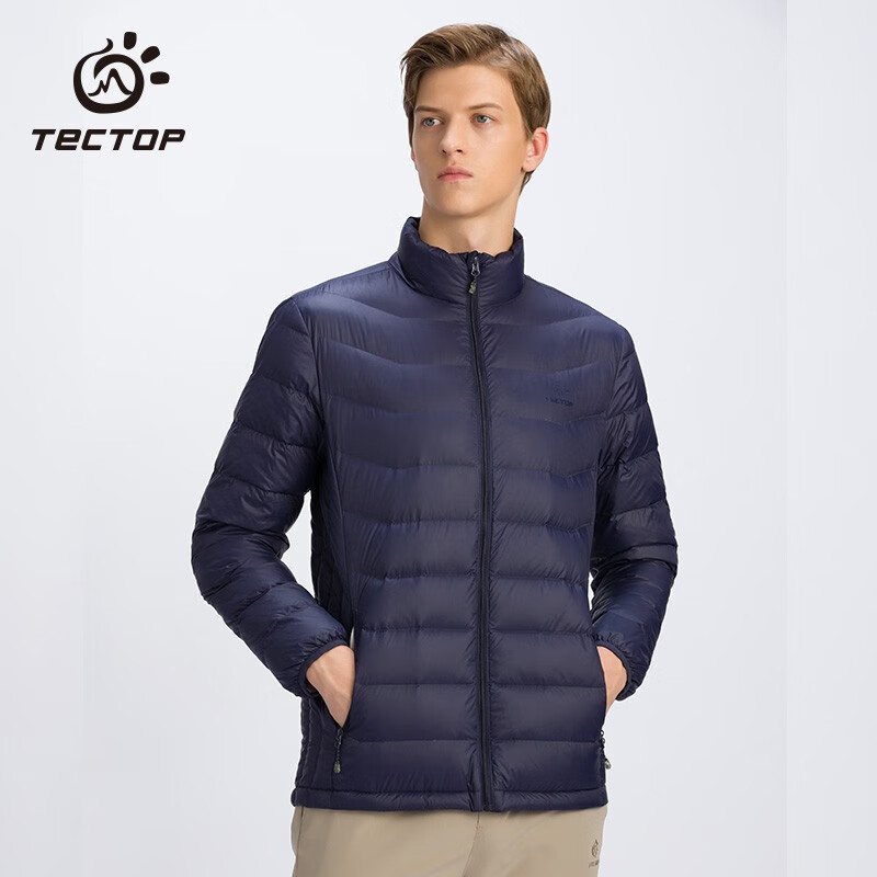 探拓(tectop)户外羽绒服女款立领轻便携带徒步登山服运动保暖外套棉衣