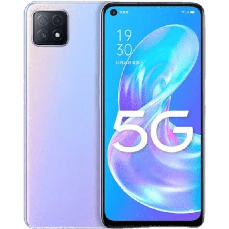 oppo A72 二手5G手机全面屏薄90Hz 大内存4000毫安电量全网通 二手手机 氧气紫 8G+128G（5G） 95新