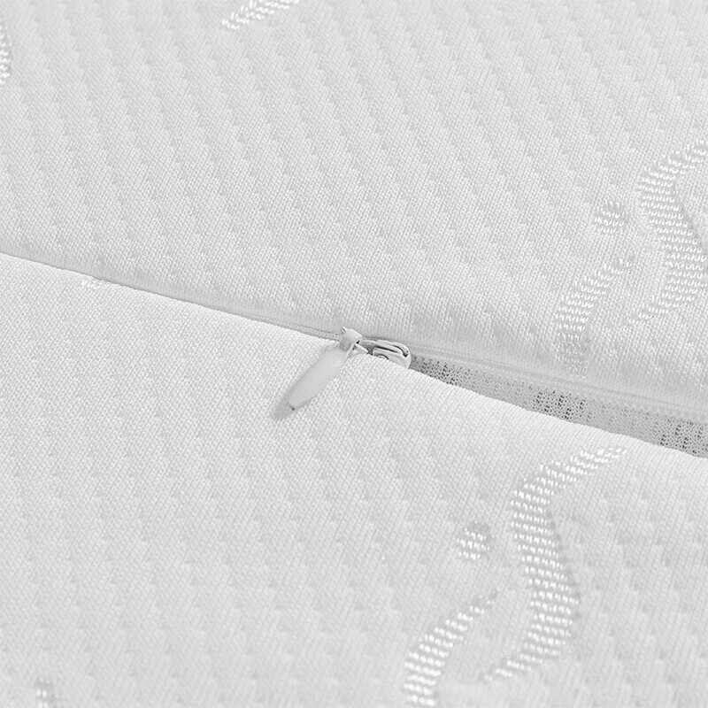 清幽雅竹乳胶枕头枕芯泰国进口原液天然乳胶枕头橡胶枕波浪枕颗粒枕透气 内套+可拆洗外套 单只 【简装】 高枕 60*40*10/12