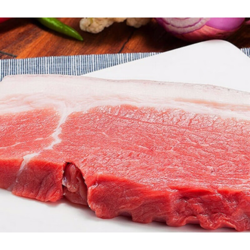 皓谦黑猪肉后座肉猪后腿肉白条肉生鲜猪肉500g