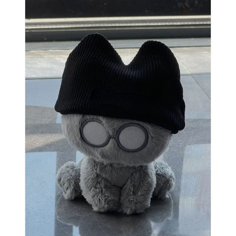 创京懿选矢向全圆佑水泥猫毛绒玩偶礼物女挂件可爱毛绒玩具公仔情人节