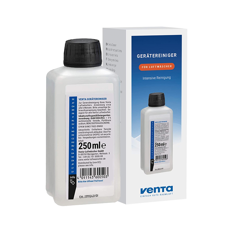 venTa 温坦/文塔德国进加湿器清洁剂卫生剂适用于无雾冷蒸发型加湿器和空气清洗机 清洁剂250mL