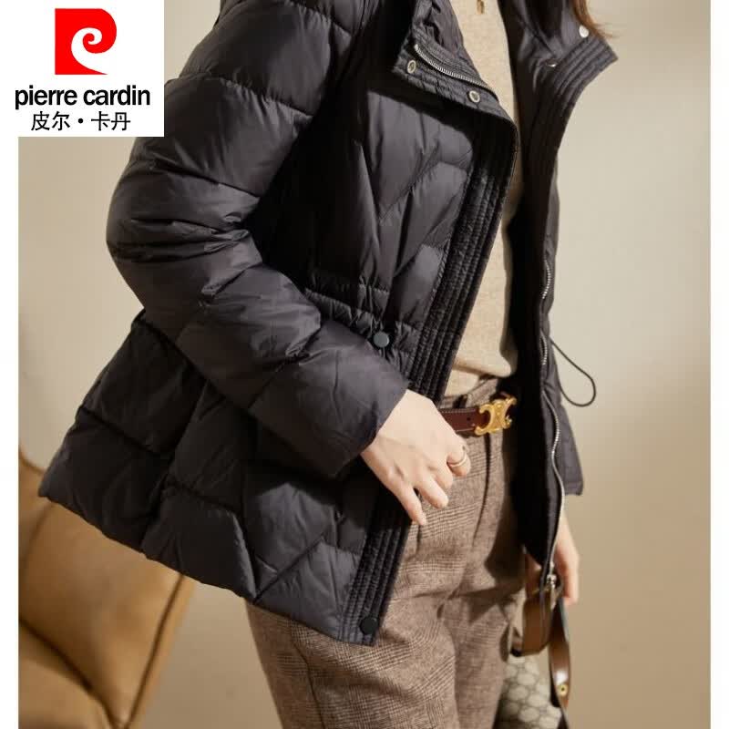 皮尔卡丹（pierre cardin）棉服女2023新款短款加绒加厚韩版秋冬季洋气小棉袄中年棉袄小个子 黑色 L 95-115斤属于什么档次？