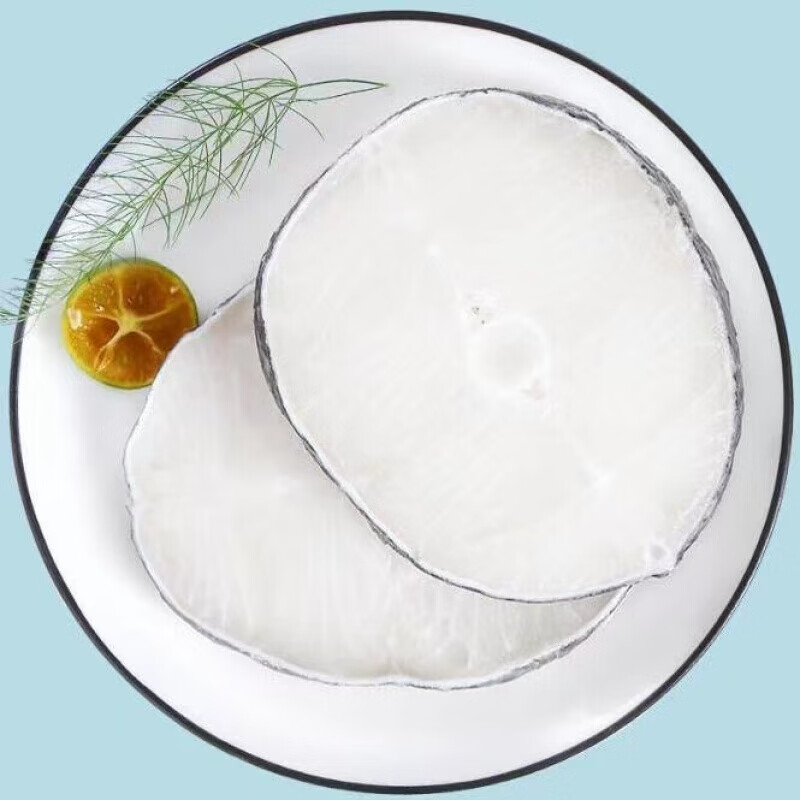 京战 新鲜银鳕鱼深海鳕鱼片海鲜水产新鲜切片500g