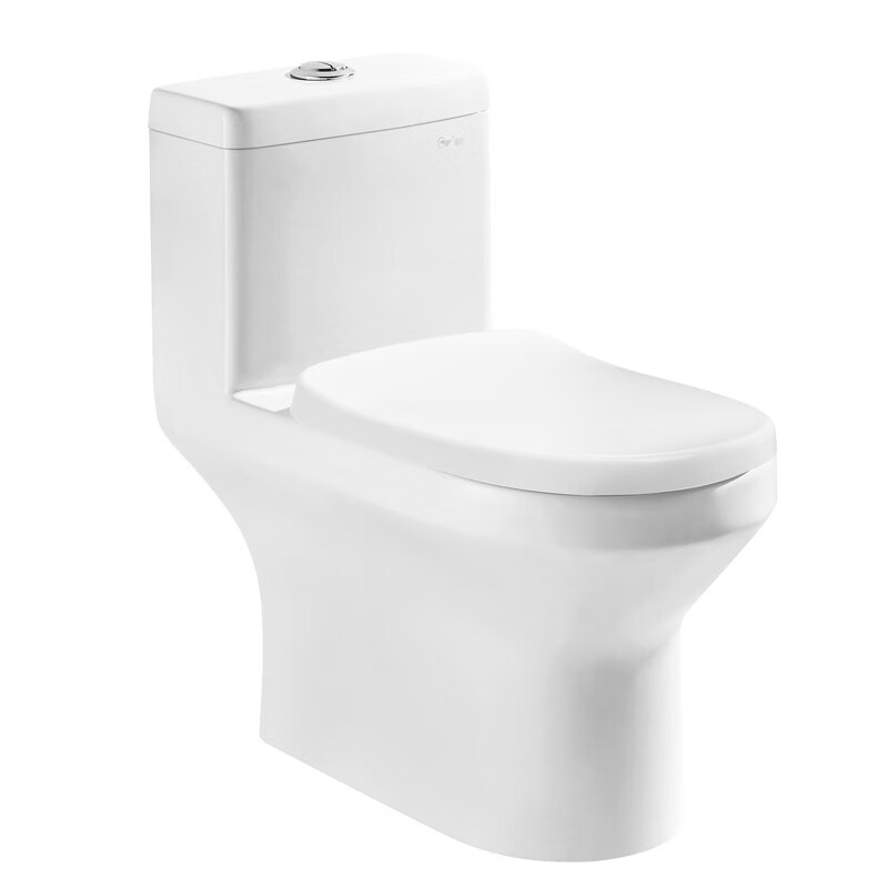 东鹏(dongpeng)卫浴抽水马桶家用坐便器缓降易拆盖板虹吸式座便器静音