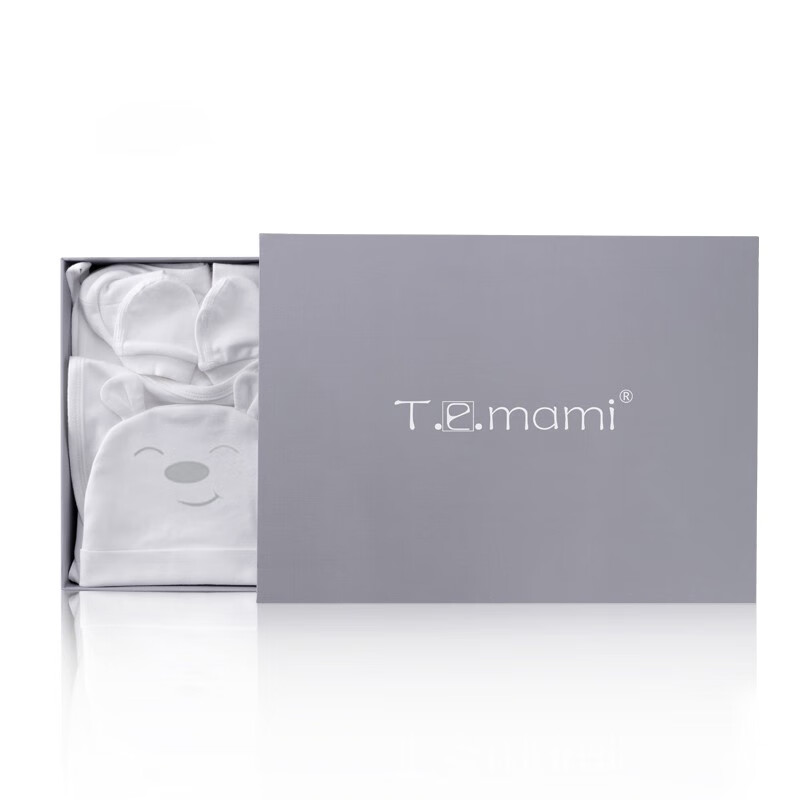 T.e.mami婴儿衣服礼盒纯棉新生儿套装初生婴儿用品满月礼物百天宝宝用品 礼盒12件套（3-6个月）