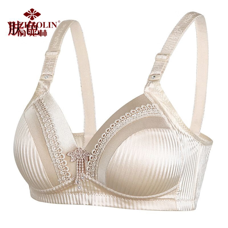俞兆林品牌女士文胸夏季中老年妈妈款胸罩式无钢圈薄款聚拢内衣收副乳
