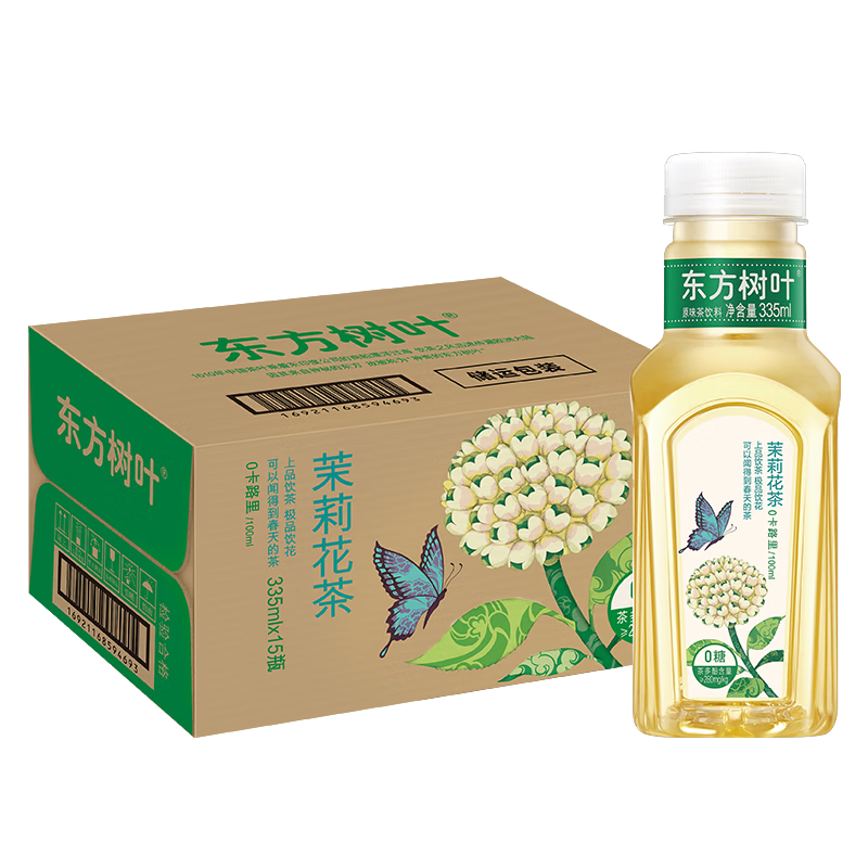 ���ڲ�����ũ��ɽȪ ������Ҷ ���ǲ���Ʒ ������ Сƿ��Яװ �������� ���򻨲�335ml*15ƿ