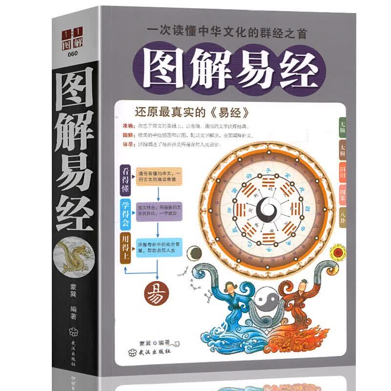 图解易经正版书籍白话文版曾仕强南怀瑾抖音中国哲学书籍