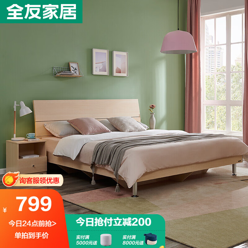 用后说说【全友床板式床】质量评测怎么样，好不好用？