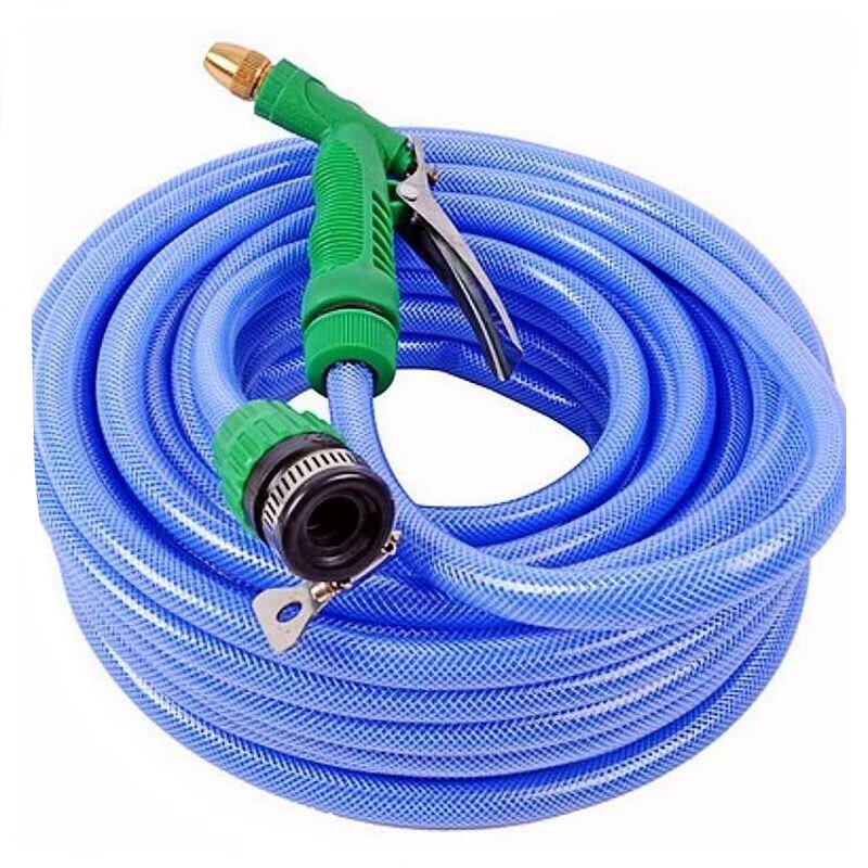 便携洗车水带水枪管子软水管喷头软管出水 15米水管 水枪 接头-bgzi