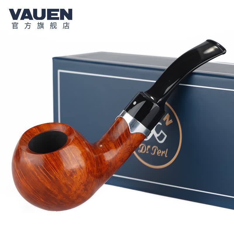 vauen华云vauen德国进口石楠木烟斗finn系列光面137烟斗男士传统烟斗