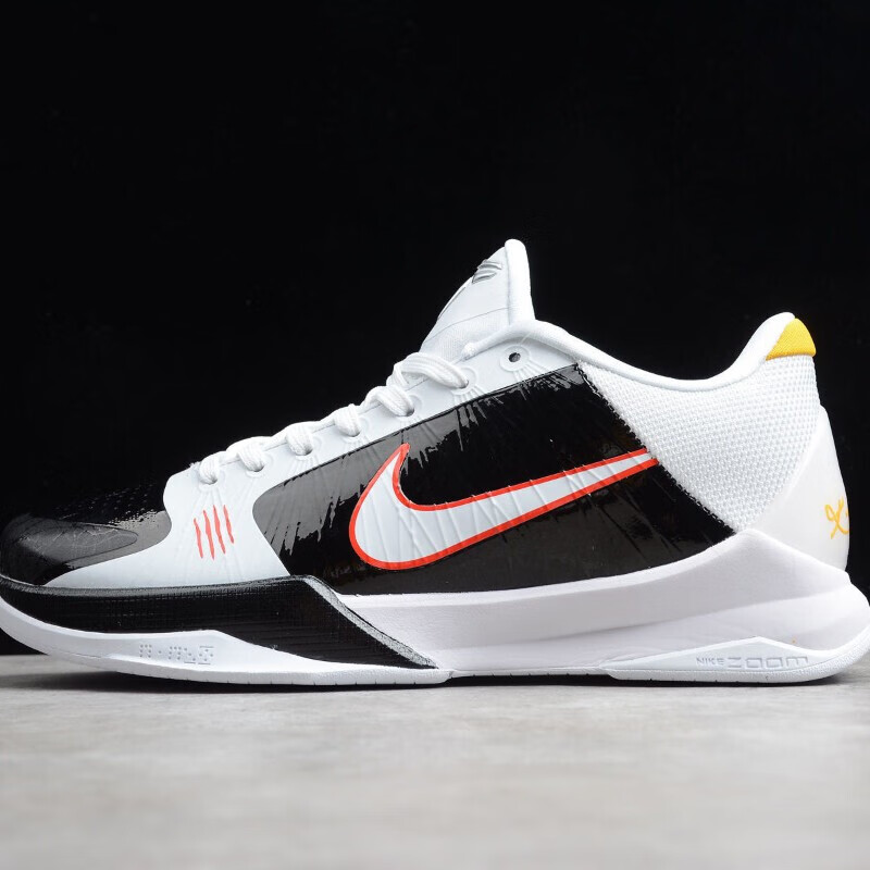 科比5代篮球鞋运动鞋鞋5气垫实战鞋曼巴精神防滑耐磨球鞋 科比5黑白