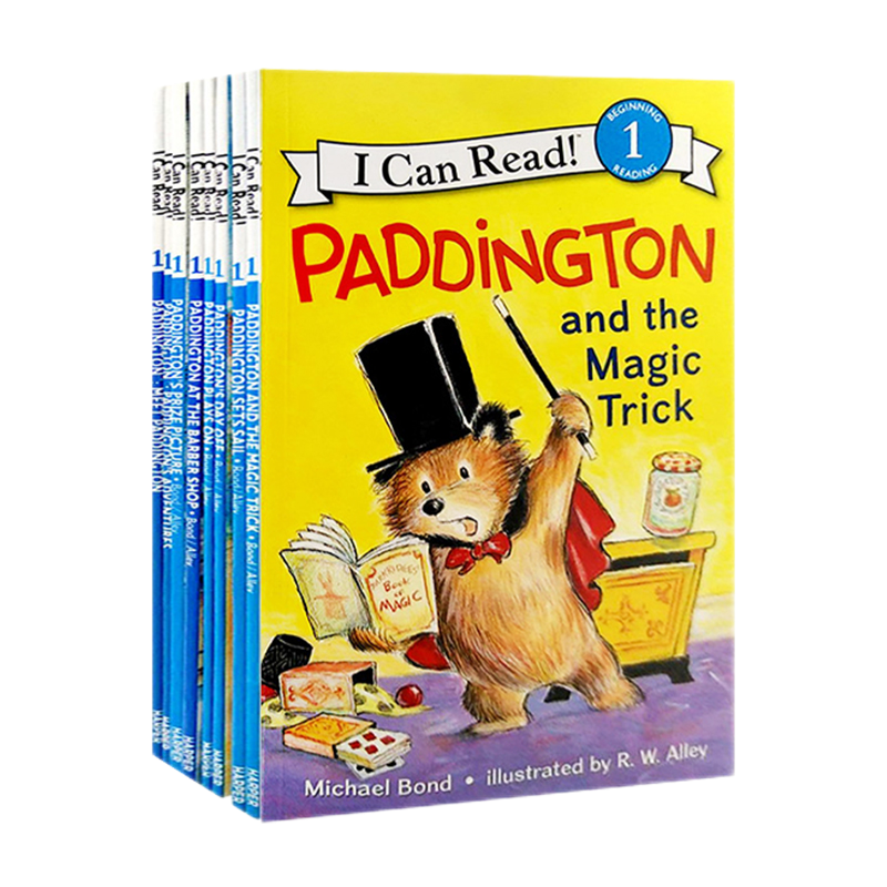 英文原版 帕丁顿熊 全6册 Paddington I Can Read系列Level 1阶段 儿童分级阅读读物 有音频