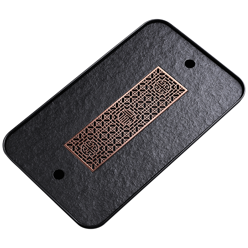 尚言坊乌金石茶盘：简约日式茶艺神器，价格历史逐年攀升|茶盘茶托价格查询历史