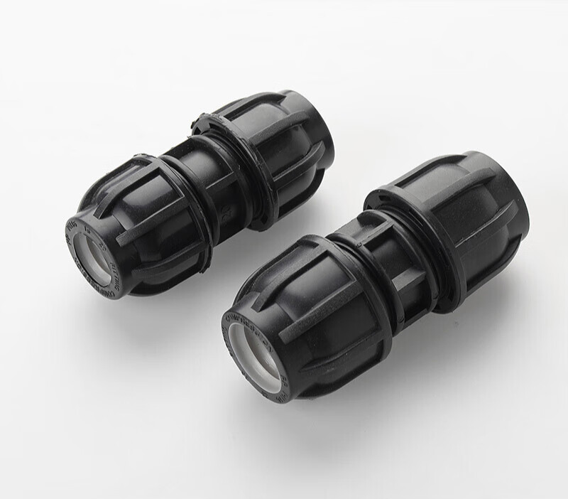 颇通pe管快速接头塑料水管直接配件自来水抢修活接4分20 2532406分1的