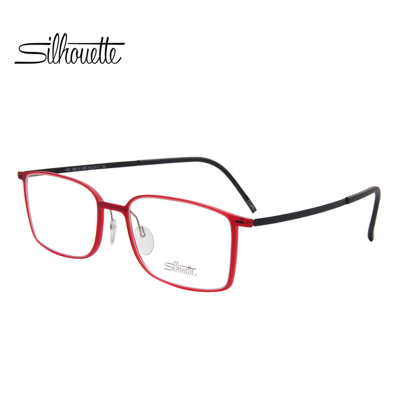 诗乐(silhouette)光学眼镜架男女商务超轻复古眼镜框防蓝光镜片配镜