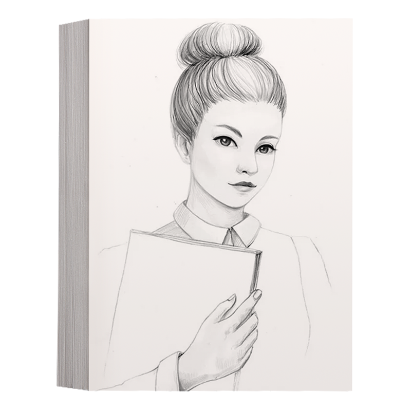 a4素描纸100张/160g加厚