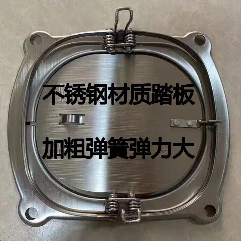 新款304不锈钢二节三节套钢丝锁八代三代弹簧踏板abs防摔耐磨耐用