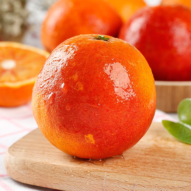 俏农缘中华红血橙水果橙子新鲜水果 3斤 装