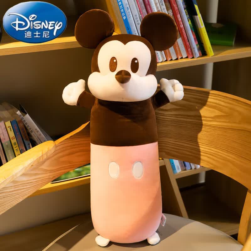迪士尼(disney)米老鼠唐老鸭抱枕长条玩偶抱枕女生床上靠垫公仔毛绒