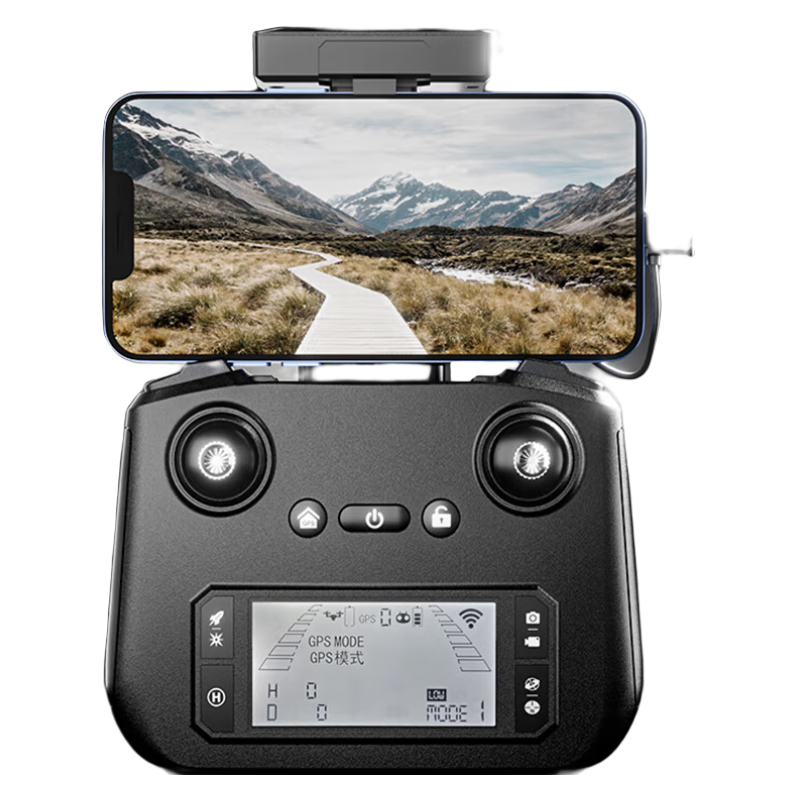 QQL RC新款U20 PRO大型无人机成人专业版8K三轴云台超高清航拍GPS返航 激光避障 18公里数字图传 四电约192分钟续航【8000mAh*4】