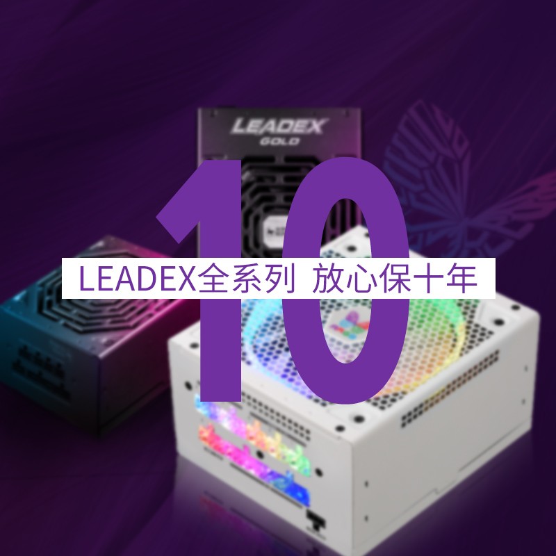 振华（SUPER FLOWER）额定650W LEADEX HG 650W 电脑电源（80PLUS金牌/全模组/十年保固）